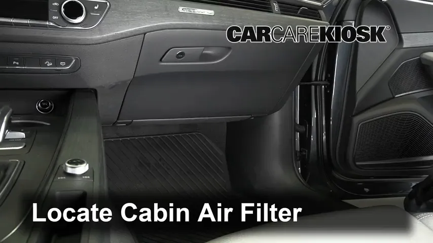 2017 Audi A4 allroad Premium Plus 2.0L 4 Cyl. Turbo Air Filter (Cabin) Replace